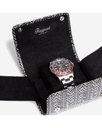 Rapport - Marlow Herringbone Leather Single Watch Roll D144 - Lyst