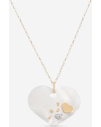 Nanis - 18K Diamond & Mother Of Pearl Pendant Necklace Cs11-524 - Lyst