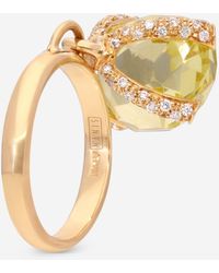 Nanis - 18K Diamond & Citrine Ring Sz. 7 As1-477 - Lyst