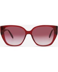 McQueen - Iconic Cat Eye Acetate 58 Mm Ladies Sunglasses Am0284S-30009391004 - Lyst