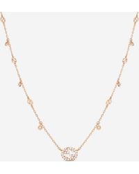 Gucci - Interlocking G 18K Diamond Pendant Necklace Ybb72940200100U-Copy - Lyst