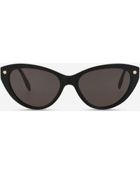 McQueen - Cat Eye Acetate 55 Mm Ladies Sunglasses Am0189S-30006850001 - Lyst