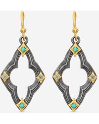 Armenta - Sterling & 18K, And London Topaz Drop Earrings 21768 - Lyst