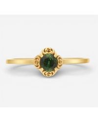Gucci - Interlocking G 18K Tourmaline Ring Ybc6624280010 - Lyst