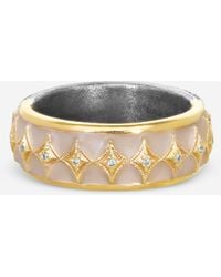 Armenta - 14K Sterling Diamond Stack Band Ring Sz. 7 22212 - Lyst