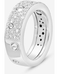 Roberto Coin - Pois Moi Luna 18K Diamond Band Ring Sz. 6.5 8882509Aw70X - Lyst