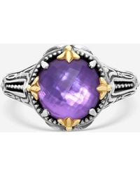 Konstantino - Gen K 2 Sterling & 18K Amethyst Ring Sz. 7 Dkj100 - Lyst