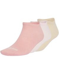 adidas - Women's Thin Linear Low-cut Socks 3 Pairs - Lyst