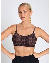 adidas - Women's Optime Essentials Workout Leopard Light Support Sports Bra - Lyst