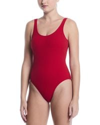 Nike - Women's Shoreline Texture Scoop Neck One-piece - Lyst