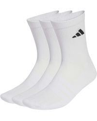 adidas - Women's Cushioned Sportswear Crew Socks 3 Pair Pack - Lyst