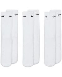 Nike - Women's Everyday Cushioned Training Crew Socks (3 Pairs) - Lyst