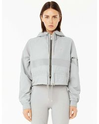 P.E Nation - Women's Cropped Man Down Jacket-high Rise Grym - Lyst