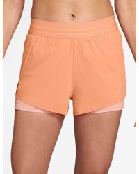 Nike - Women's Swift Dri-fit Mid-rise 2-in-1 Running Shorts - Lyst
