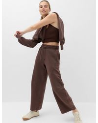 GOODMOVE - Women's Cotton Rich Garment Dye Barrel joggers - Lyst