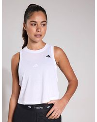 adidas - Women's Train Essentials Boxy Workout Tank Top - Lyst