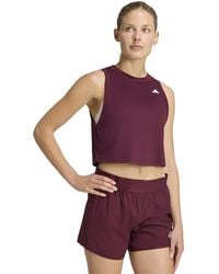 adidas - Women's Train Essentials Boxy Workout Tank Top - Lyst