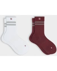 Sweaty Betty - Women's Reflective Running Sock 2 Pack - Lyst