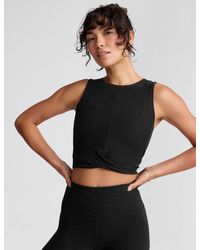 Beyond Yoga - Women's Featherweight Center Stage Cropped Tank - Lyst