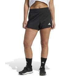 adidas - Women's Pacer Workout Woven High Waisted Shorts - Lyst