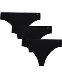 Under Armour - Women's Pure Stretch 3-pack No Show Thong - Lyst