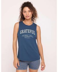 Spiritual Gangster - Grateful Jade Muscle Tank - Lyst