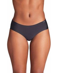 Under Armour - Women's Pure Stretch 3-pack No Show Hipster - Lyst