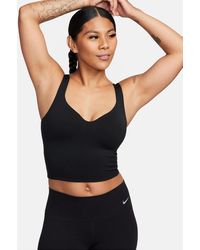 Nike - Alate Medium-support Padded Sports Bra Tank Top Recycled Polyester/50% Recycled Polyester Minimum - Lyst