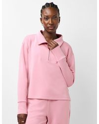 Sweaty Betty - Women's Sand Wash Half Zip Crop Sweatshirt - Lyst