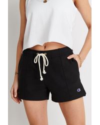 black champion shorts women