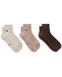 Nike - Women's Everyday Elevated Ankle Socks (3 Pairs) - Lyst