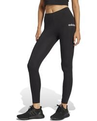 adidas - Women's Essentials Linear Cotton leggings - Lyst