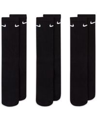 Nike - Women's Everyday Cushioned Training Crew Socks (3 Pairs) - Lyst