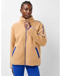 Sweaty Betty - Women's Plush Fleece Contrast Zip Up - Lyst