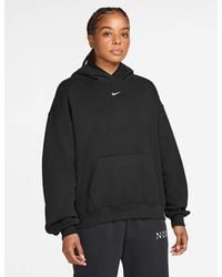 Nike - Women's Studio Fleece Oversized Pullover Hoodie - Lyst