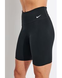 black nike biker shorts
