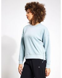 GOODMOVE - Cotton Rich Mesh Panel Sweatshirt - Lyst