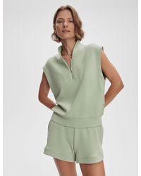 Varley - Women's Loretta Half-zip Sleeveless Sweat - Lyst