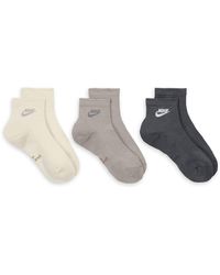 Nike - Women's Everyday Elevated Ankle Socks (3 Pairs) - Lyst