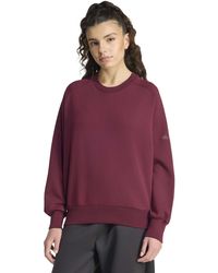 adidas - Women's Soft Lux Loose Sweatshirt - Lyst