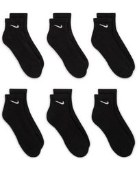 Nike - Women's Everyday Cushioned Training Ankle Socks (6 Pairs) - Lyst