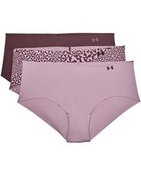 Under Armour Pure Stretch Hipster 3-pack Ed - Purple