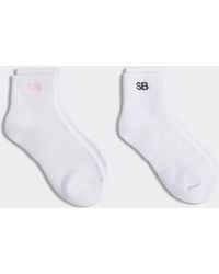 Sweaty Betty - Women's Sb Logo Mini Crew Socks 2 Pack - Lyst