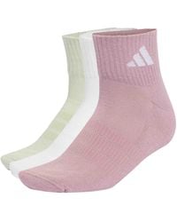 adidas - Women's Cushioned Sportswear Ankle Socks 3 Pair Pack - Lyst