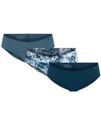 Under Armour Pure Stretch Hipster 3-pack Printed - Blue