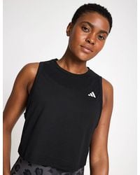 adidas - Women's Train Essentials Boxy Workout Tank Top - Lyst