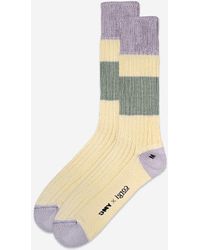 YMC Sports Rib Sock Lilac - Purple