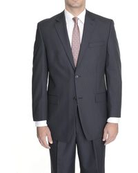 Izod Classic Fit Blue Striped Suit