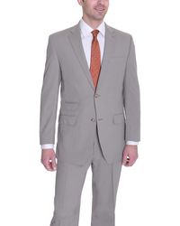 $75 Sean John Classic Fit Brown Textured Mens 5 Button Suit Vest with Lapels 