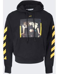 Off-White c/o Virgil Abloh Yellow Spray Marker Hoodie for Men | Lyst
